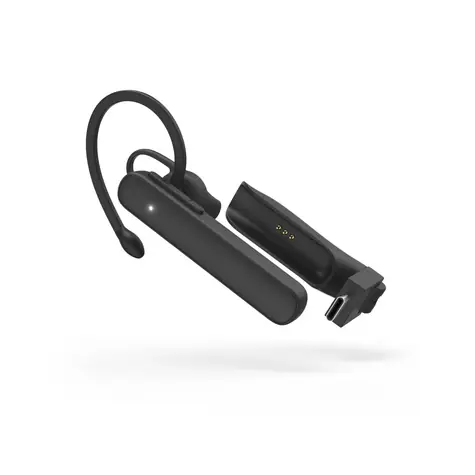 HAMA MyVoice Station / mono Bluetooth headset / pre 2 zariadenia / hlasový asistent / nabíjacia stanica