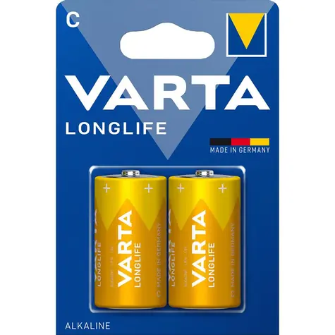 Varta Longlife Batéria Baby C LR 14 / 1.5V / 7800mAh / alkalická / 2ks / v blistri 