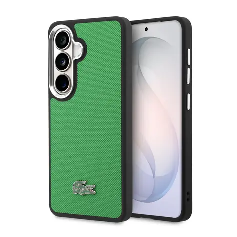 Lacoste Petit Pique Metal Logo Magnetic Zadný Kryt pre Samsung Galaxy S26+ Estragón Green
