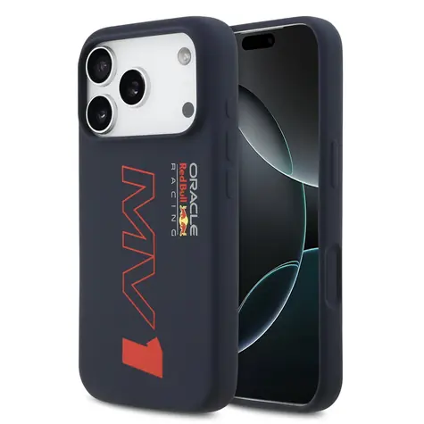 Red Bull Silicone MV1 MagSafe Zadný Kryt pre iPhone 17 Pre Navy