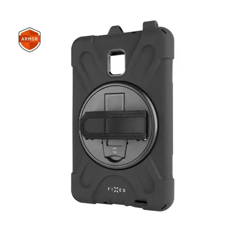 Rozbalené - FIXED Odolné puzdro so stojanom Rugged Tab Case pre Samsung Galaxy Tab Active5 čierne / rozbalené