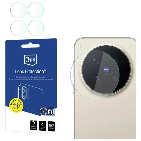 3mk Lens Protection skla na fotoaparát pre Vivo X300 Pro