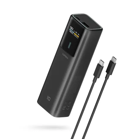 Cuktech CKPB100PGLBL PowerBanka 150W čierna / 10000mAh / USB-C / USB-A