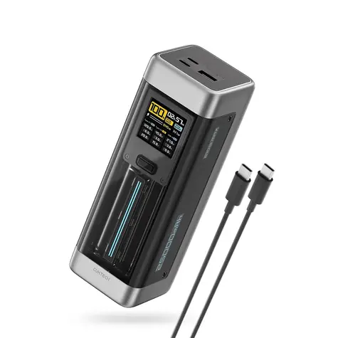 Cuktech CUK00P23GLBK PowerBanka 210W čierna / 25000mAh / 2x USB-C / USB-A