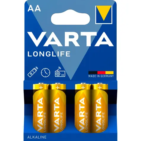 Varta Longlife Batéria AA 80ks / 1.5V / alkalická / v boxe
