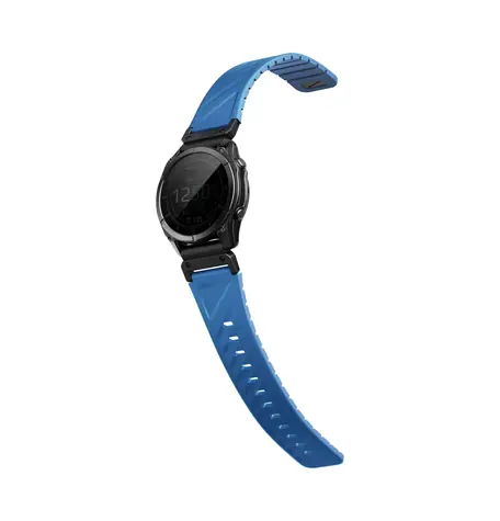 UNIQ Fluo magnetický remienok pre Garmin SmartWatch 22 mm, Ocean blue