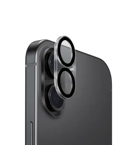 UNIQ OPTIX ClearShield FrameGuard ochranné sklo na šošovku fotoaparátu na iPhone 17, Crystal clear