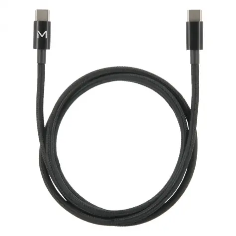 Mobilis 001389 Kábel USB-C 100W 1m čierna / 2x USB-C (M)