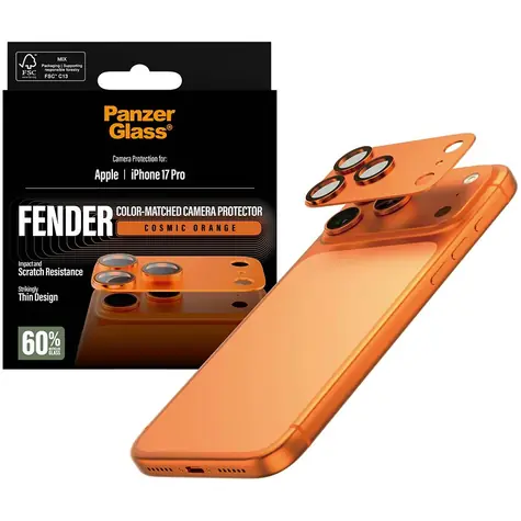 PanzerGlass FENDER Apple iPhone 17 Pre oranžový ochranný hliníkový prvok fotoaparátu 