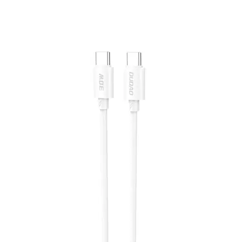 Dudao Dátový kábel L4C / USB-C / 30W / 1.2 m / biela