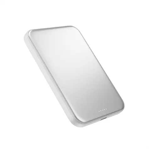 Epico UltraPack Qi2 25W Slim Mag + 5000mAh strieborná / Powerbanka / USB-C / Qi2