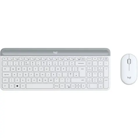 Logitech Slim Wireless Combo MK470 CZ+SK biela / bezdrôtová sada klávesnice a myši / CZ+SK verzia