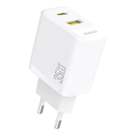Dudao A27 Max sieťová nabíjačka biela / USB-A / USB-C / 35W