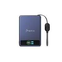 BMX SolidSafe™ 5K SOLID-State magnetická powerbanka modrá / 5000 mAh / 20W / 1x USB-C