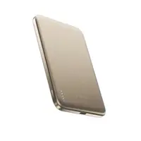 BMX SolidSafe™ Air Titanium 5K Qi2 bezdrôtová magnetická powerbanka zlatá / 5000 mAh / 20W / 1x USB-C