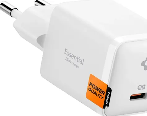 Spigen Essential ACH09492 30 W biela / Nabíjačka / 1x USB-C