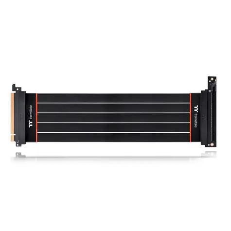 Rozbalené - Thermaltake TT Premium PCI-E 4.0 Extender 90° 300mm čierna / Predlžovací kábel PCI-E x16 / rozbalené
