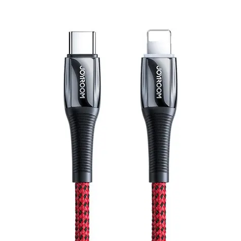 Joyroom S-1224K2 Nabíjací kábel USB-C (M) - Lightning (M) 20W 1.2m červená