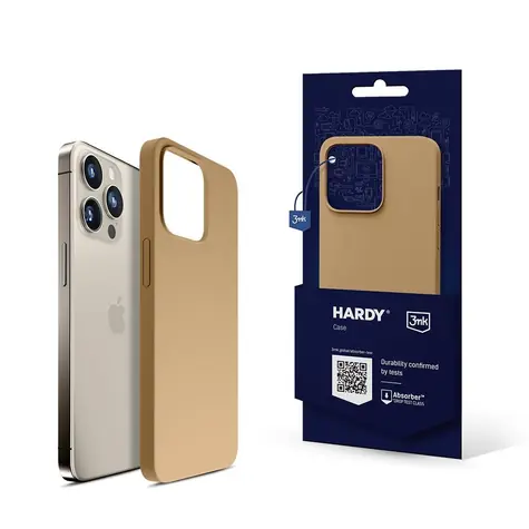 Rozbalené - 3mk Hardy Silicone MagCase zadný kryt pre Apple iPhone 15 Pro Dark Gold / rozbalené