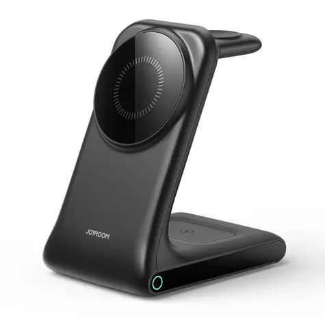 Joyroom JR-W15 Wireless Charger 3 in 1 čierna / Bezdrôtová nabíjačka / MagSafe / 15W