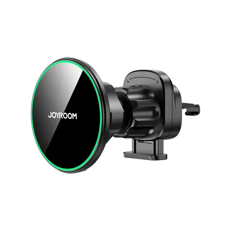 Joyroom JR-ZS412 čierna / bezdrôtová magnetická nabíjačka do auta / 15W / do ventilačnej mriežky