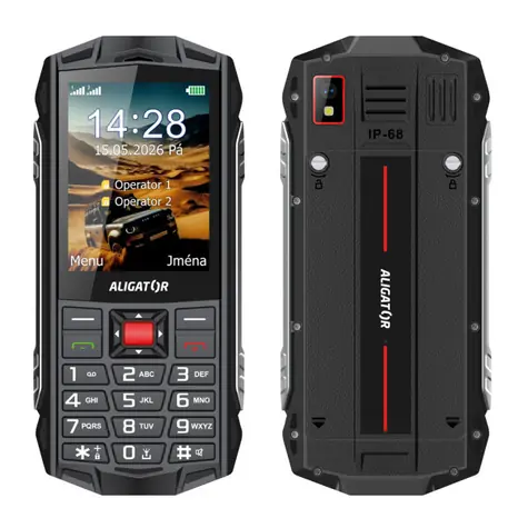 Aligator R45 eXtremo čierno-červený