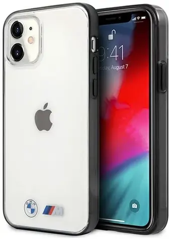 BMW Zadný kryt pre iPhone 12 mini transparentný 