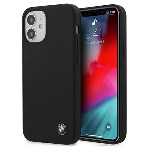 BMW Zadný kryt Signature pre iPhone 12 mini čierna