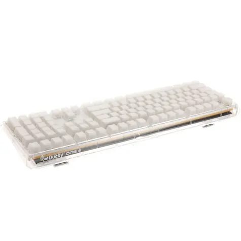 Ducky One 3 Aura White Cherry MX Blue US biela / Herná klávesnica / podsvietená / USB-C / US