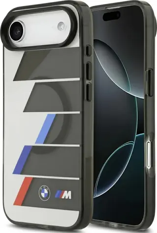 BMW Zadný kryt M Metal Buttons Tricolor Lines MagSafe pre iPhone Air sivá
