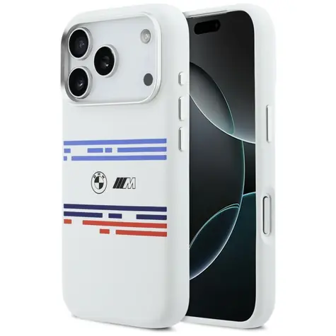 BMW Zadný kryt Horizontal Line MagSafe pre iPhone 17 Pre biela