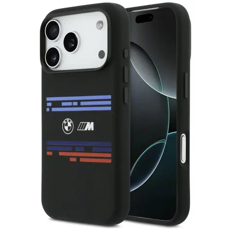 BMW Zadný kryt Horizontal Line MagSafe pre iPhone 17 Pre čierna