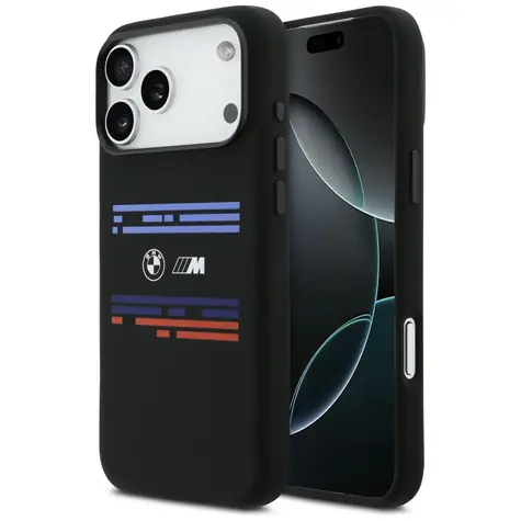 BMW Zadný kryt Horizontal Line MagSafe pre iPhone 17 Pro Max čierna