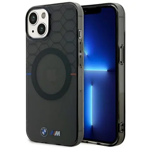 BMW Pattern MagSafe Zadný kryt pre iPhone 14 PLUS sivá