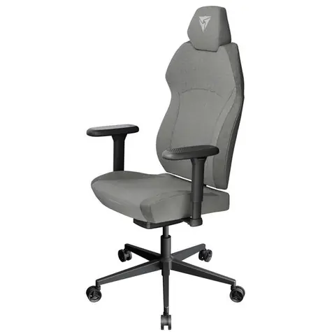 ThunderX3 SOLO 360 - Loft Air svetlo šedá / herná stolička / ergonomické / pojazdové kolieska / nosnosť 125 kg