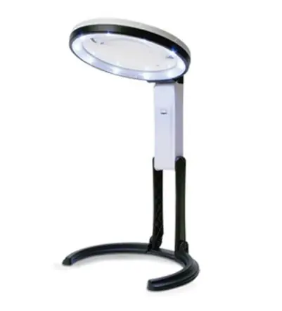 Kónus Flexo-120 / Stolová lupa / 2x/5x / LED