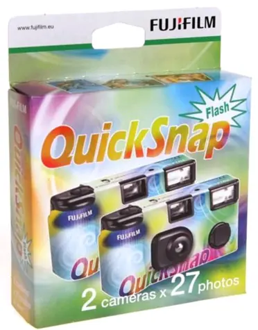 Fujifilm Quicksnap Flash 27 2ks / Jednorazový fotoaparát / blesk / 27 snímok / ISO 400