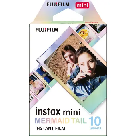 Fujifilm INSTAX mini Film Mermaid Tail 10 fotografií