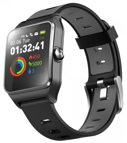 UMAX U-Band P1 Pro čierna / Chytré hodinky / 1.3 "/ Bluetooth 4.2 / GPS / IP68 (ATM50)