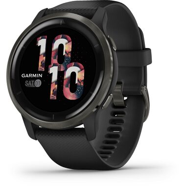 Garmin Venu 2 čierna / Chytré hodinky / 1.3 "/ BT / ANT+ / Wi-Fi / 5 ATM