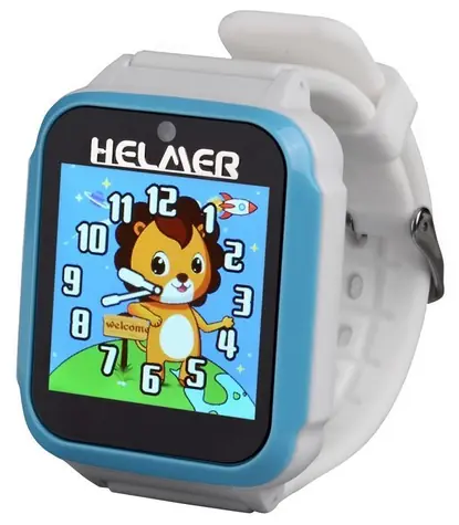 HELMER KW 801 modrá / Detské chytré hodinky / 1.54 "/ 240 x 240 / microSD / fotoaparát
