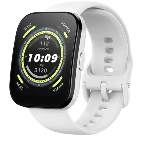 Amazfit Bip 5 Biela / Chytré hodinky / 1.91' TFT / 5ATM / Bluetooth/ Andriod 7+ &amp; iOS 14+ 