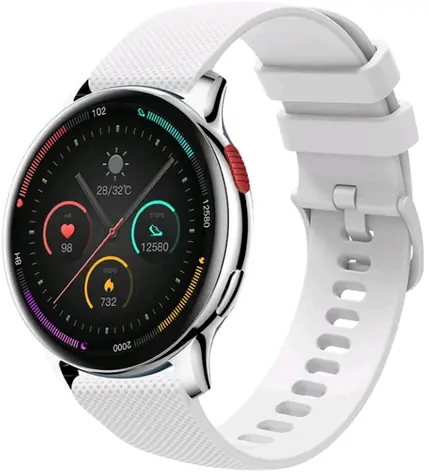 CARNEO Heiloo HR+ 2nd Gen strieborná / Chytré hodinky / 1.43" AMOLED / 466x466 / IP67 / BT