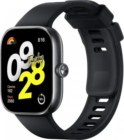 XIAOMI Redmi Watch 4 čierna / Chytré hodinky / 1.97 "AMOLED / 390x450 / 5ATM / BT 