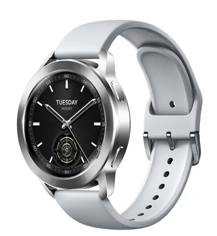 XIAOMI Watch S3 strieborná / Chytré hodinky / 1.43 "AMOLED / 466x466 / 5ATM / BT / NFC 
