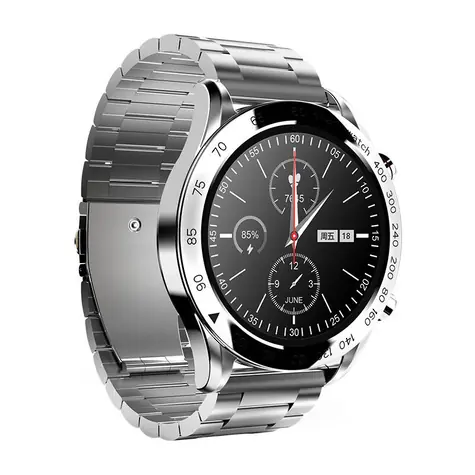 HiFuture FutureGo Pro SmartWatch strieborná / múdre hodinky / 1.32 "/ IP68 / Bluetooth 5.0 / Wi-Fi