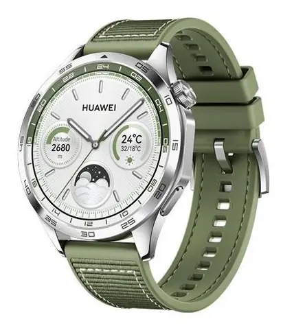Huawei Watch GT 4 46mm zelená / Chytré hodinky / AMOLED / 1.44 "/ 5ATM / Bluetooth