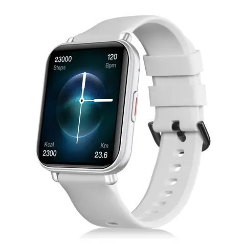Niceboy WATCH 4 Artic silver / Chytré hodinky / 1.78 "AMOLED / IP67 / BT 5.3