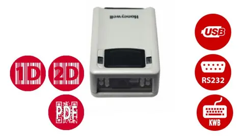 Honeywell VuQuest 3320g / snímač čiarových kódov / 2D / multi-IF / iba čítačka / šedá