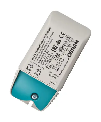 OSRAM Halotronic-Trafo Mouse HTM 70/230-240 / elektronický transformátor / 230V / šedá